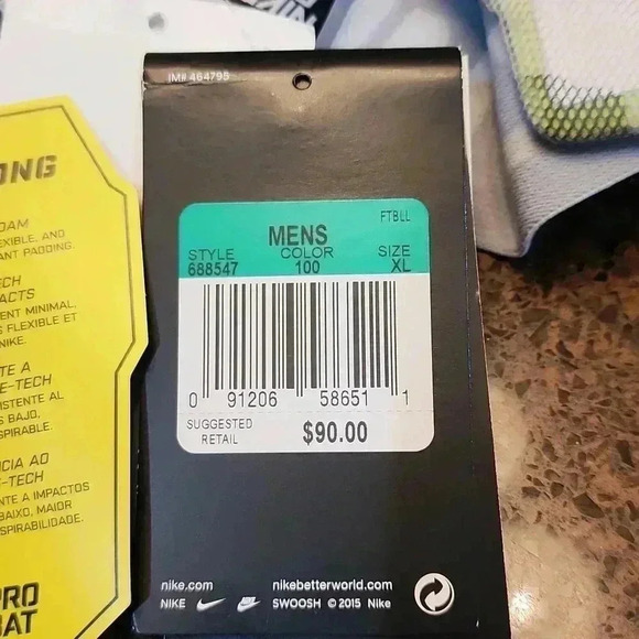 NWT Nike Pro Combat Hyperstrong football protection shorts. Size XL or 3XL - Picture 4 of 6